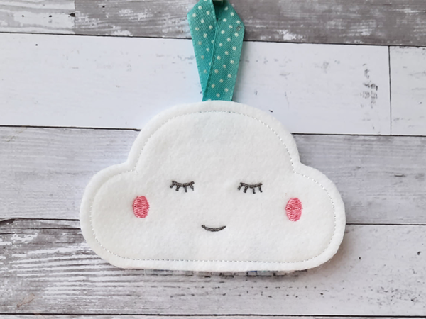 Anhänger Wolke - ITH-Stickdatei